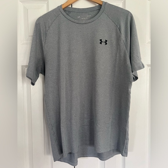 Under Armour Grey Tech Tee (Size L) - Picture 1 of 3